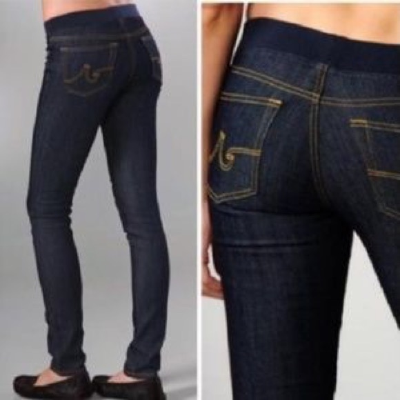 Ag Adriano Goldschmied Denim - Adriano Goldschmeid pull on skinny jeans 27